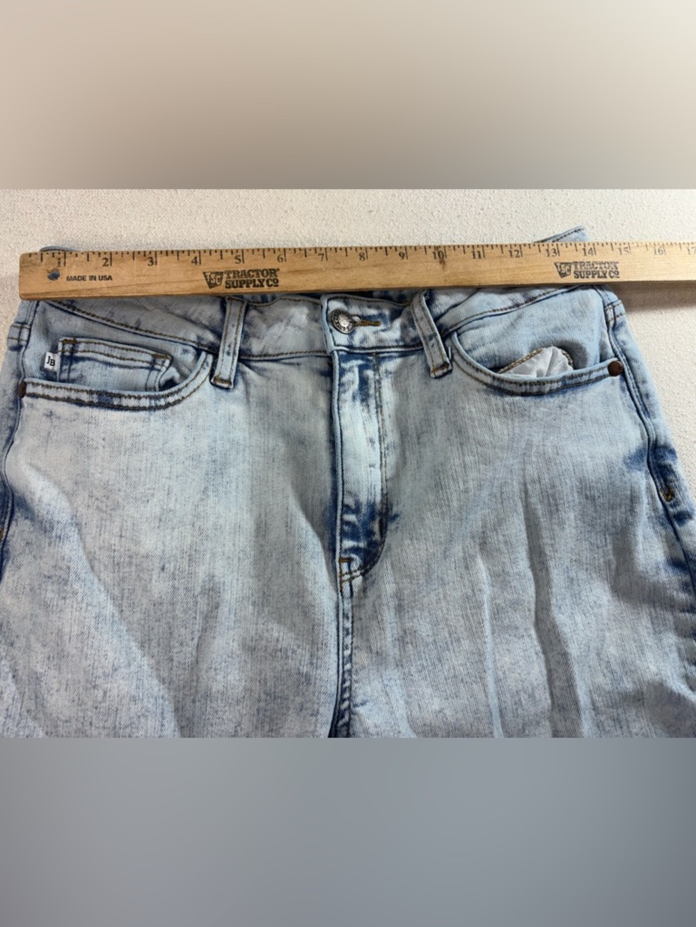 Judy Blue Light Wash High-Rise Straight Jeans - Picture 5 of 6
